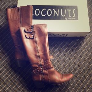 Brown Leather Riding Boots